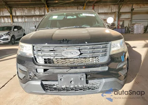 2017 Ford Explorer Police Interceptor из США, поврежденный, VIN 1FM5K8AR8HGD93689